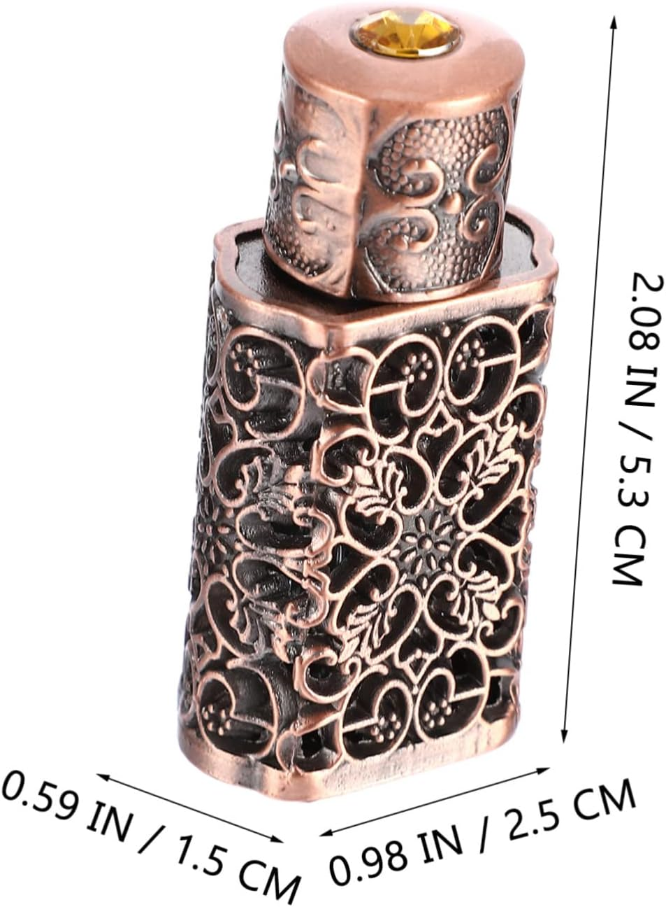 2Pcs Perfume Atomizer Spray Bottle for Travel Essential Oil Storage Pump image number 5