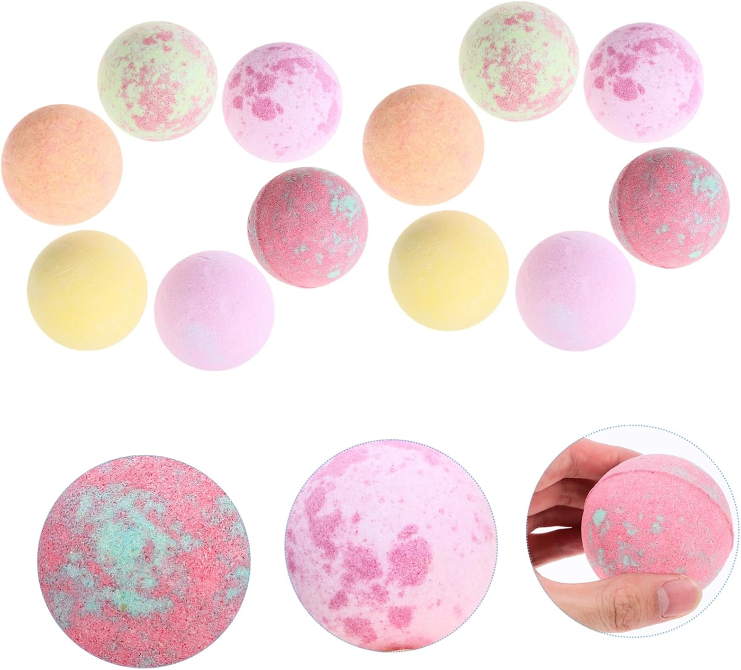 12Pcs Spa Quality Balls Natural Ingredients for Women Refreshing Body and Skin Treatment image number 6
