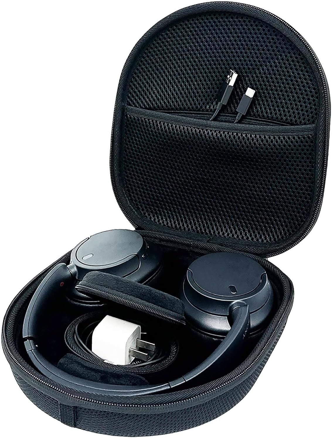 Hard Case for Sony WH-CH720N 710N 520 510, Bose Quietcomfort QC Ultra 45 35, JBL Tune Live 460NC 660NC Headphones, Universal Travel Storage Carrying Case with Mesh Pocket and Extra Small Case
