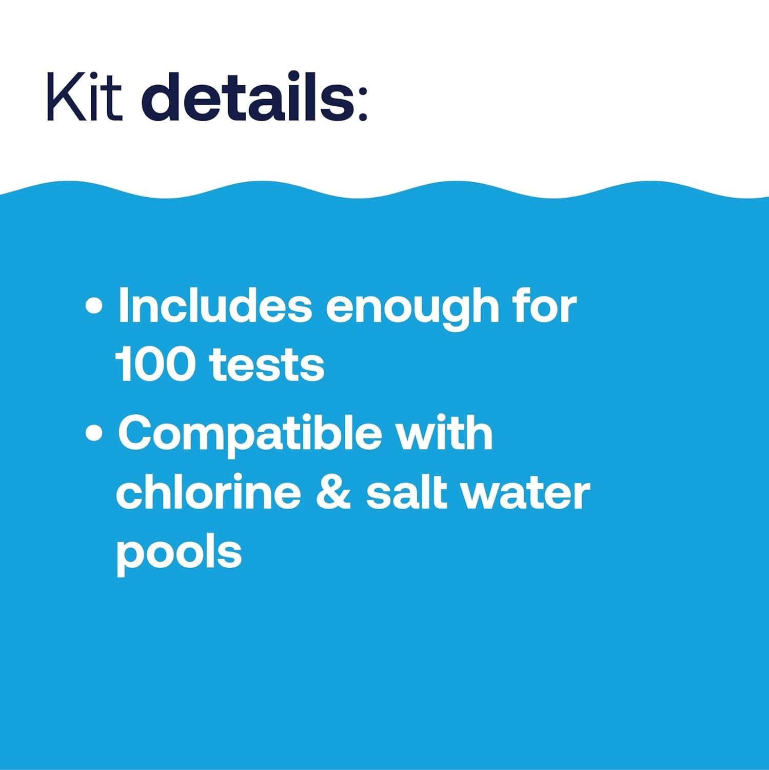 HTH Pool Care 6-Way Test Kit, Swimming Pool Water Chemical Tester, 100 Tests image number 3