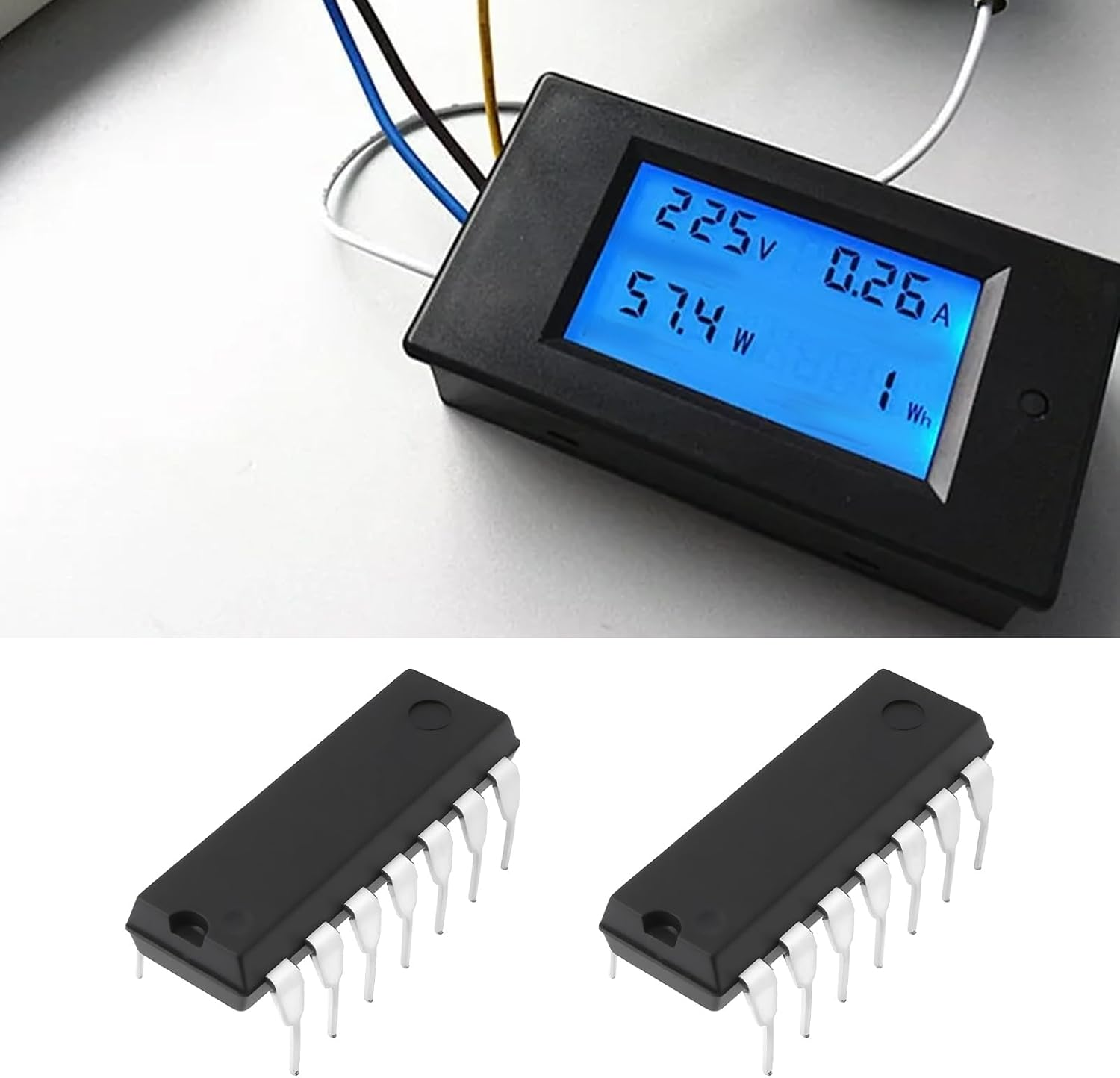 YINETTECH 20Pcs LM339N Low Power Quad Voltage Comparators IC 36V DIP-14 image number 5