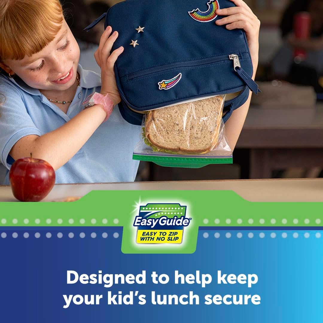 Ziploc Sandwich Bags Resealable Food Storage Value Pack 350 Pack