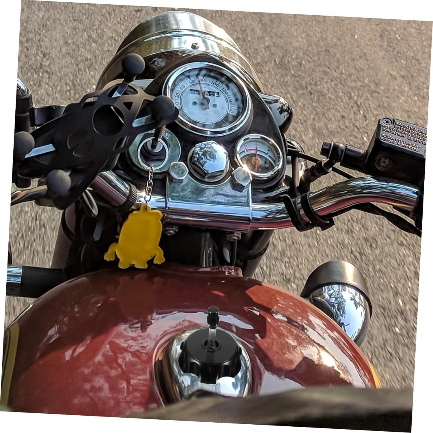 WOFASHPURET Motorcycle Aluminum Hexagonal Fuel Tank Cap Cover Scratch-Resistant Easy Replacement Motorbike Accessories image number 1