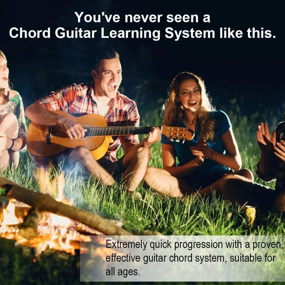Guitar Aid Guitar Beginner Tool,Guitar Beginner One-Key Chord Assisted Learning Tools Classical Chord Guitar Chord Practice Tool,Thumb Finger Pick,Guitar Finger Fingertip Protectors,Guitar Picks Set image number 3