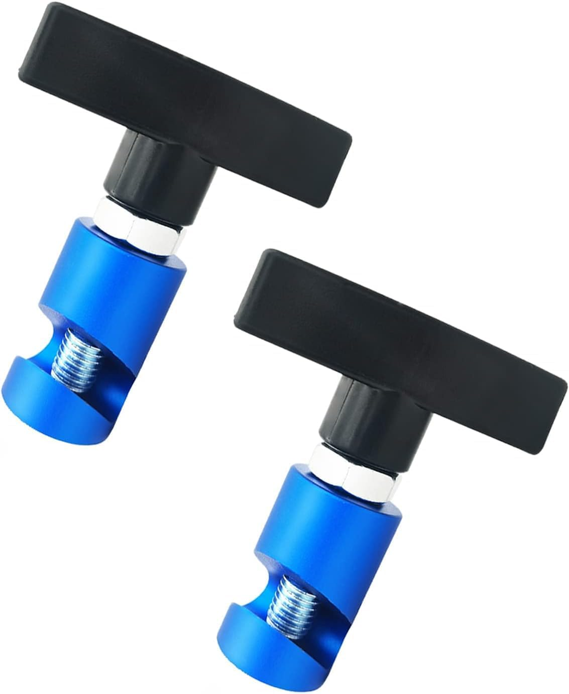 2 Pcs Car Hood Strut Clamp, High-Quality Aluminum Alloy Hood Lift Support Clamps with Brass Core Protection, Hood Stay Holder Hood Prop Lift Rod Piston Stop Tool, Gas Struts Tool image number 4