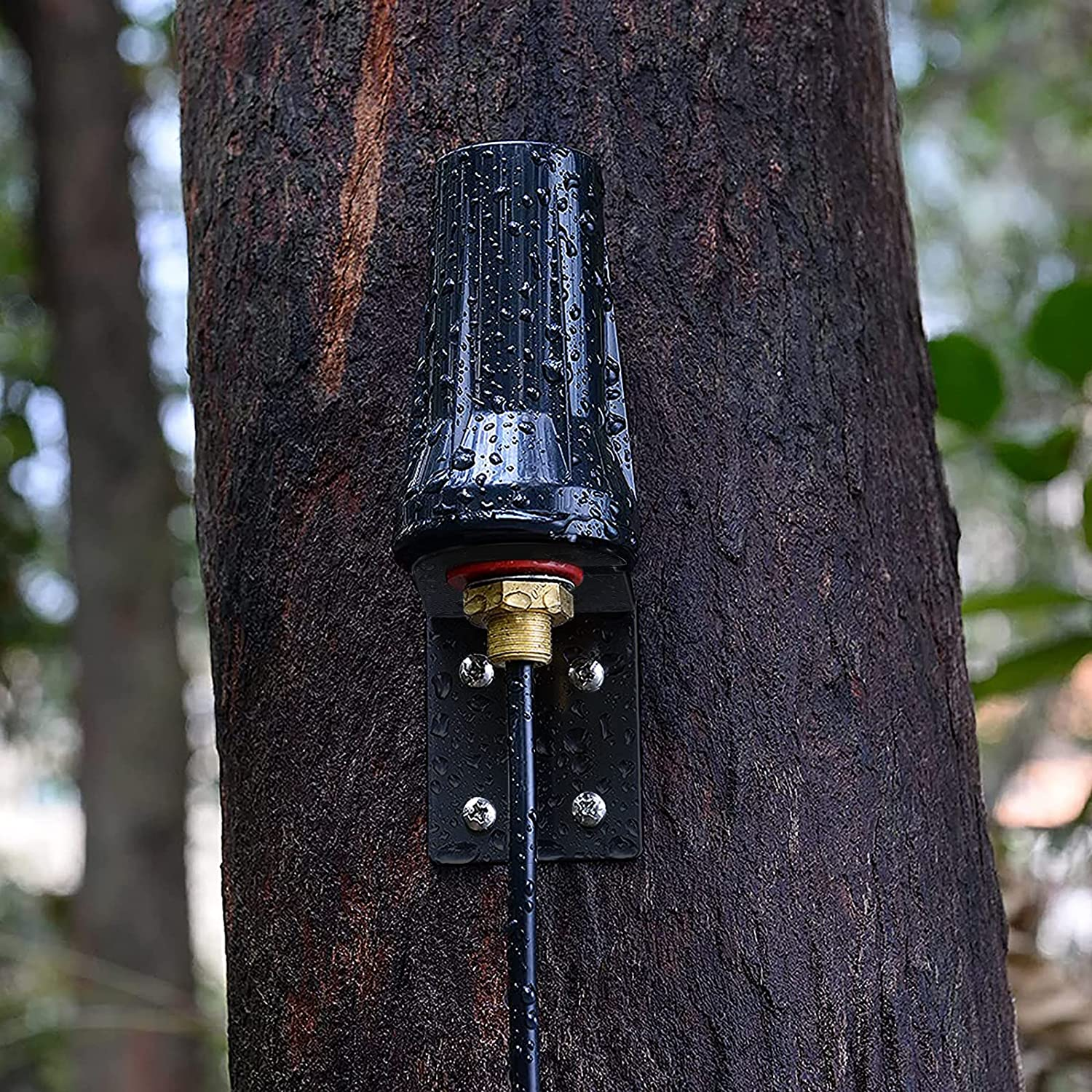 Bingfu 4G LTE Antenna Outdoor 5Dbi Waterproof Wall Mount Antenna with Two SMA Connector Splitter Cable Compatible with GSM 3G 4G LTE Router Gateway Camera image number 1