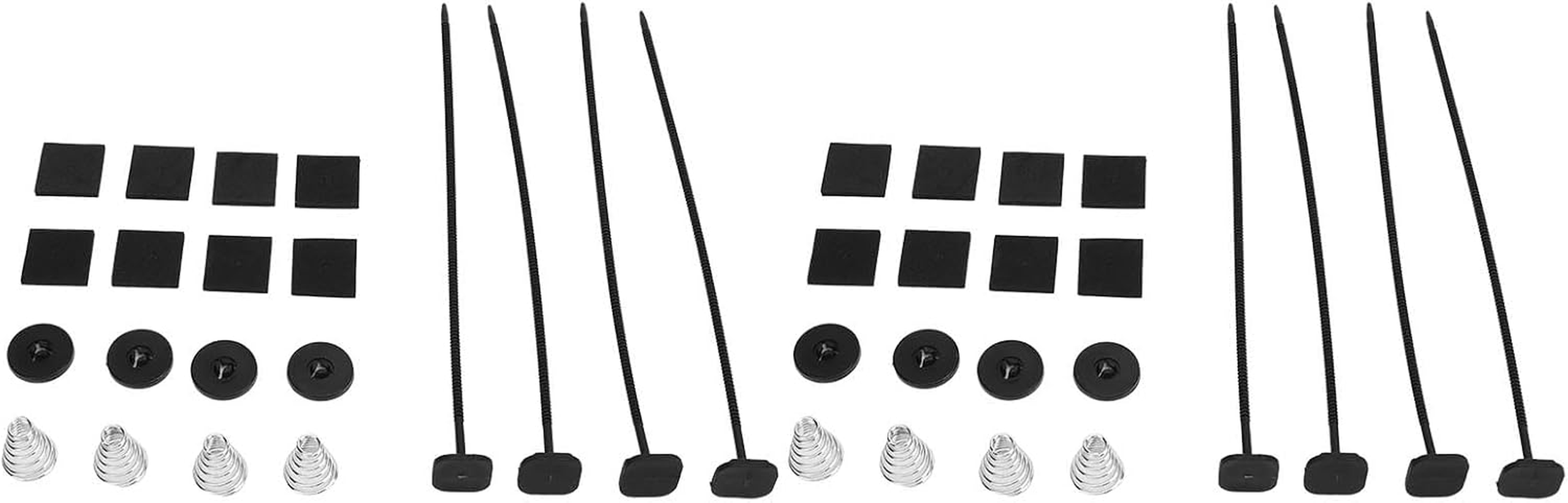 2 Set Fan Mounting Kit through Radiator Fan Mount Kit for Electric Cooling Fan and Transmission Cooler image number 2