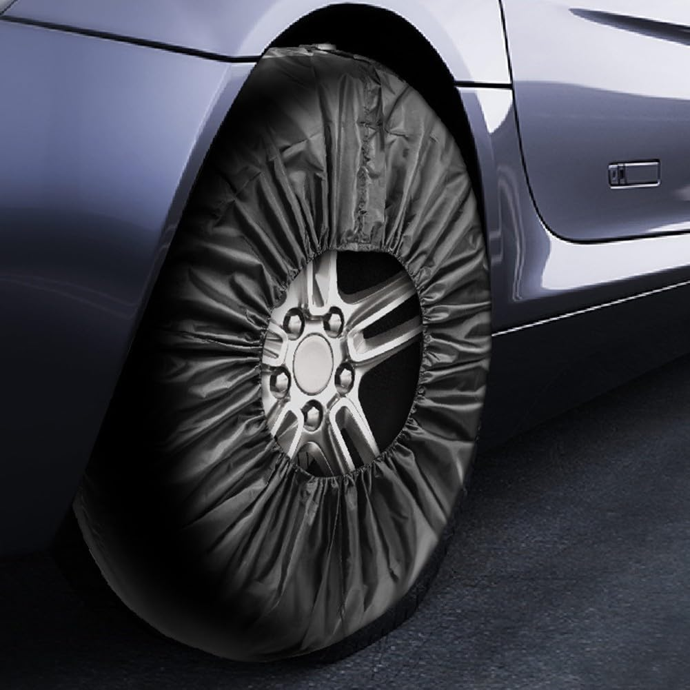 Easy to Carry Protective Cover for Car Spare Wheels Compatible with 13-18 Inch Sizes image number 2