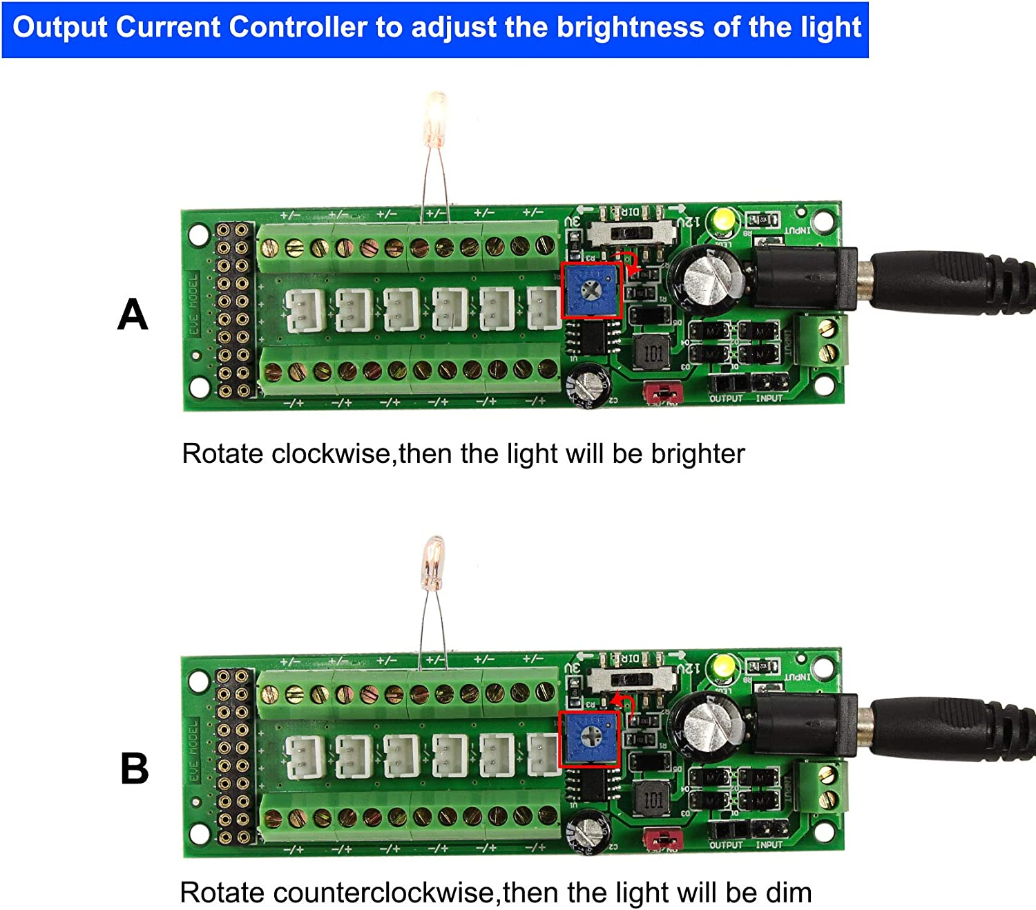 Power Distribution Board Self-Adapt Distributor HO N O LED Street Light Hub DC AC Voltage Train Power Control image number 5