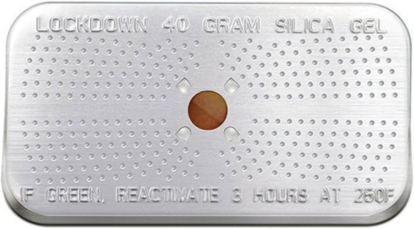 Nanuk Reusable Aluminum Desiccant Container with Orange Silica Gel Beads for Nanuk Cases to Protect against Moisture and Humidity