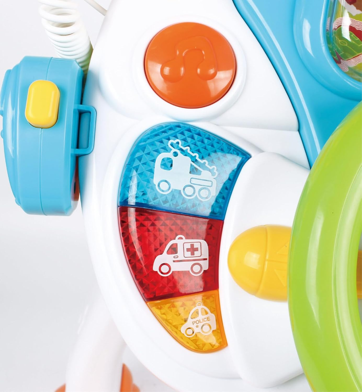 Lenoxx Gem Toys Baby Sensory Play Interactive Driving Toy Simulation - Stimulating Steering Wheel for Cognitive Development and Imaginative Exploration image number 6