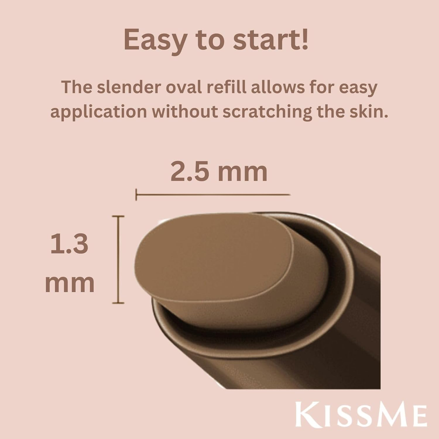 Heroine Makeup Soft Define Cream Pencil N 01 Natural Brown 0.1G Extruded Eyeliner Oval Core Natural - 03 Cherry Brown image number 2