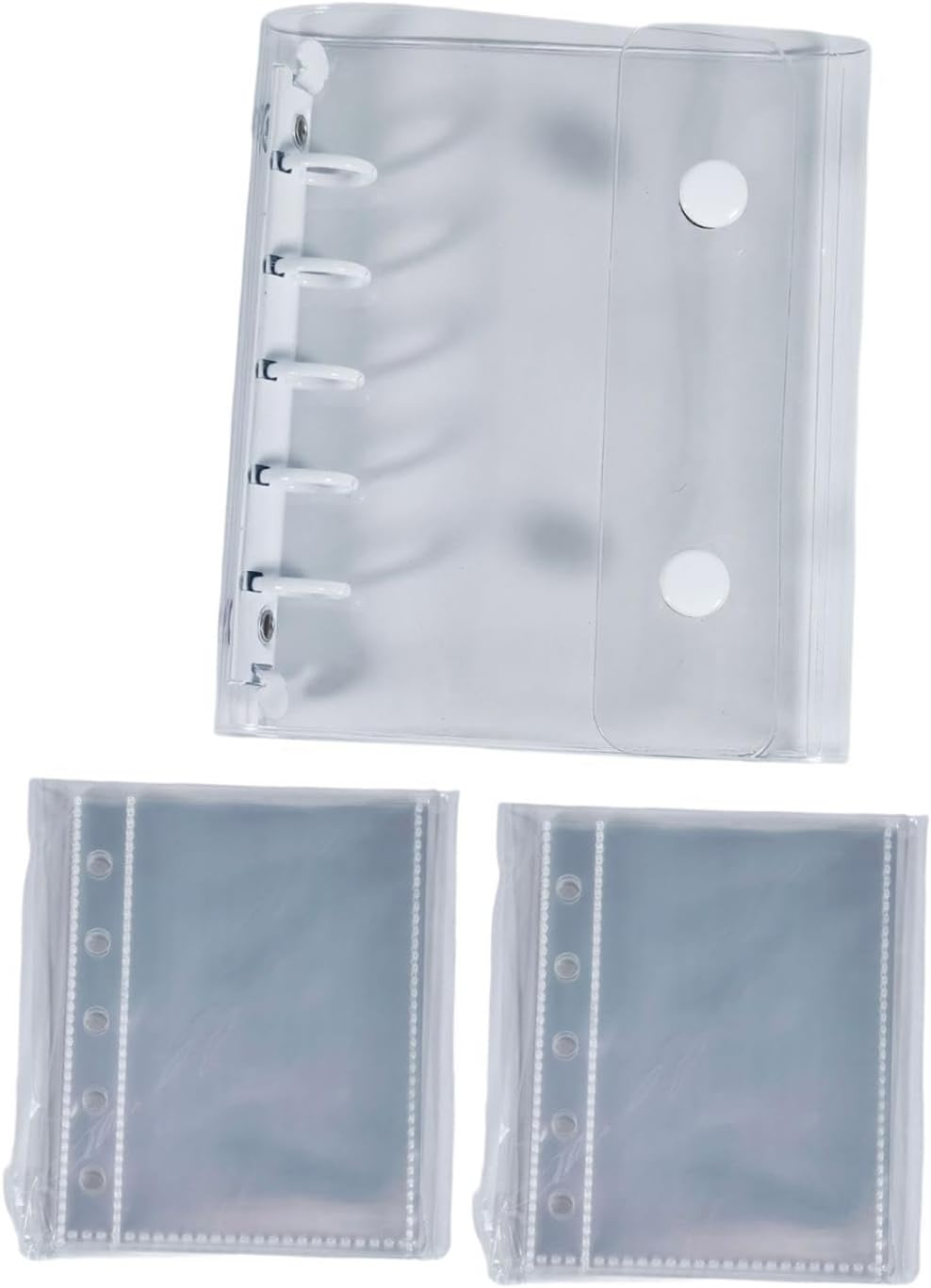 Bound Notebook, 5 Hole Punched, with Inner Sheets for Valentine'S Day and The, White image number 1