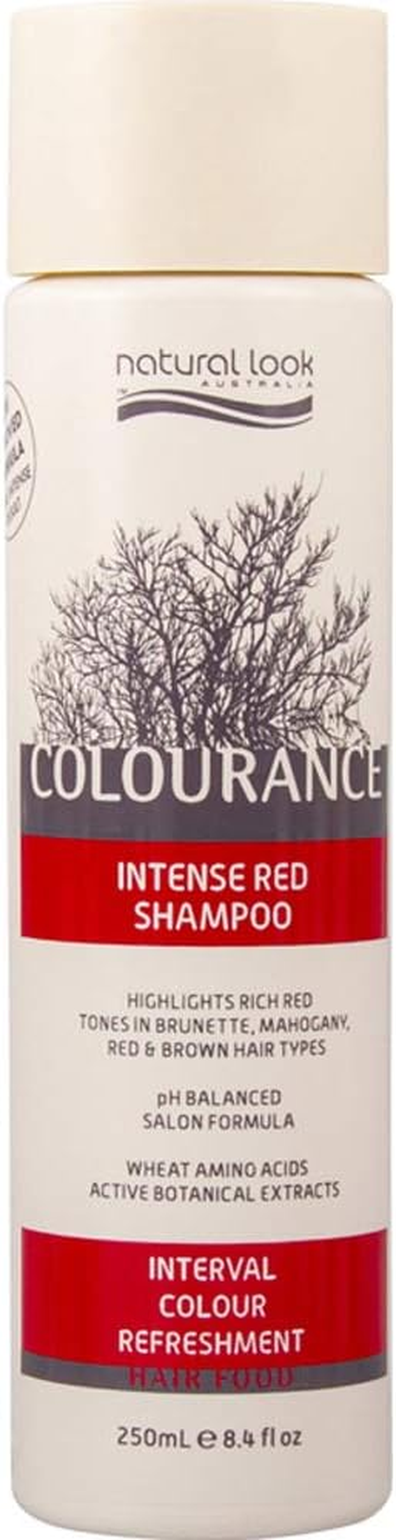 Natural Look Intense Shampoo, Red, 250 Ml