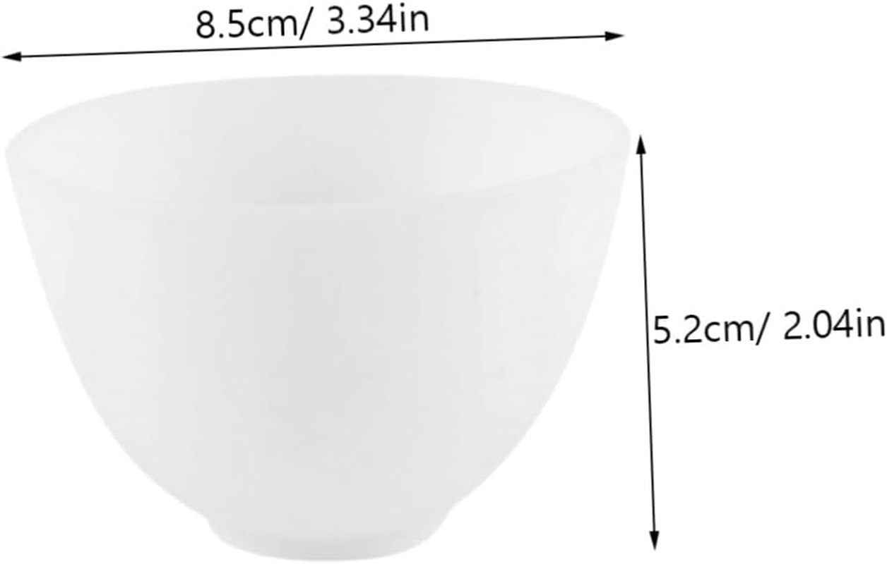 Healeved 5Pcs Silicone Mask Mixing Bowl DIY Mask Bowl Facial Beauty Salon Tool Mixing - Green image number 6