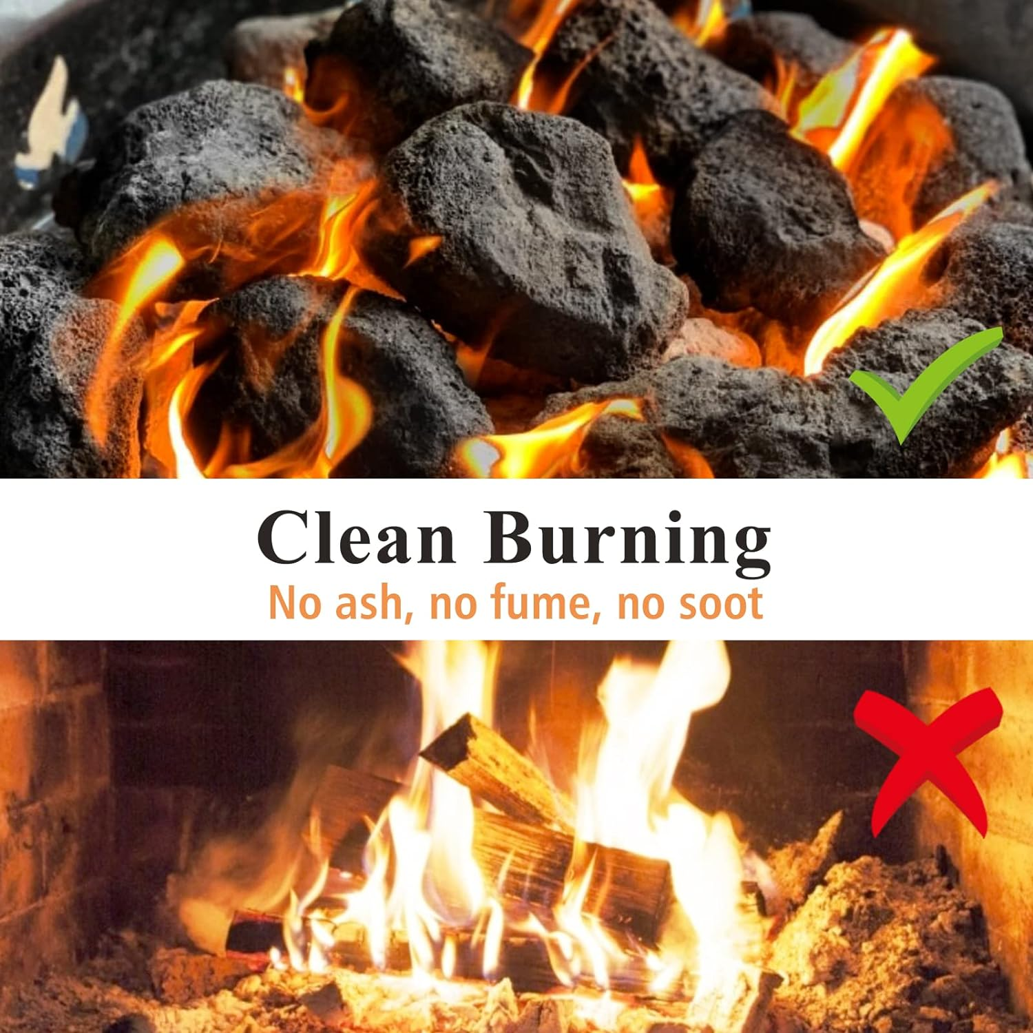 GASPRO 10 Lb Large Black Lava Rocks, 1-3 Inch, Ideal for Outdoor Fire Pits, Indoor Fireplaces with Propane and Natural Gas - Black image number 2