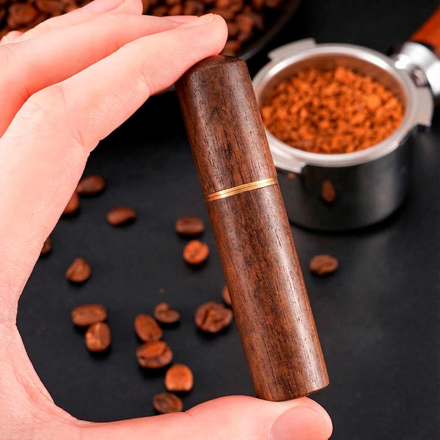 Espresso WDT Tool Coffee Stirring Distributor, Upgraded 6 Needle 0.3Mm Espresso Needle Tool with Stainless Steel Pins for Even Extraction Home Barista Cafe Use image number 3