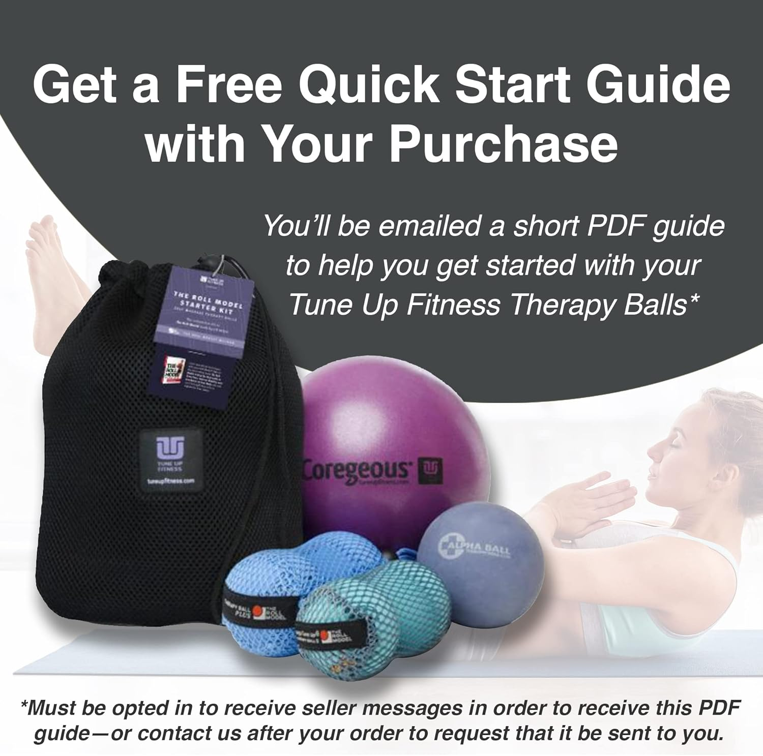 Tune up Fitness Coregeous Ball Newly Updated Packaging Jill Miller Use Ball to Massage and Activate Your Core and Stretch Your Psoas image number 1