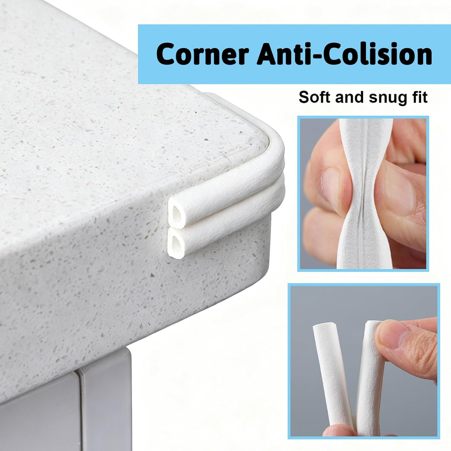 Weather Stripping Tape - 20Ft Self - Adhesive Door & Window Seal Strip, Rubber Foam Draught Excluder, anti - Collision Sound Insulation (Brown) image number 3