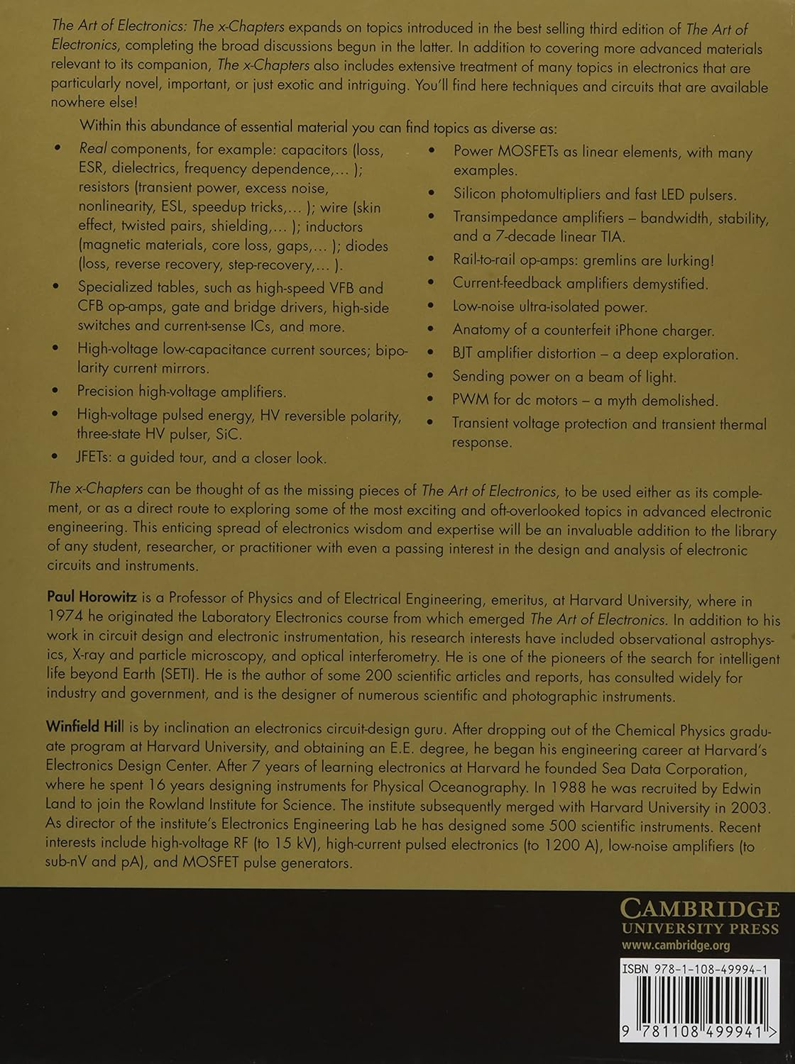 The Art of Electronics: the X Chapters