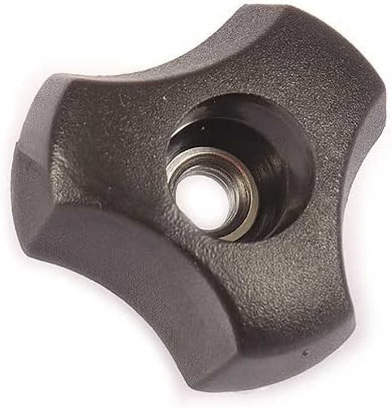 Rhino-Rack Stainless Steel Nut with Plastic Knob, M6 Thread Size (Pack of 2)