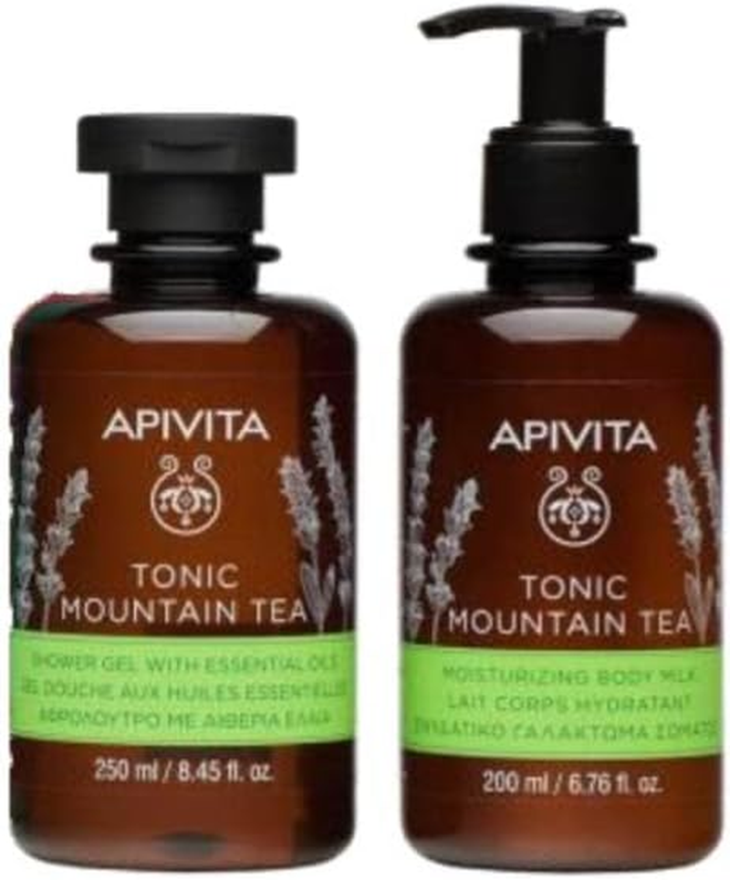 Apivita Mountain Tea Cupanetto Gel Doccia 250 Ml + Latte Corpo 200 Ml image number 1
