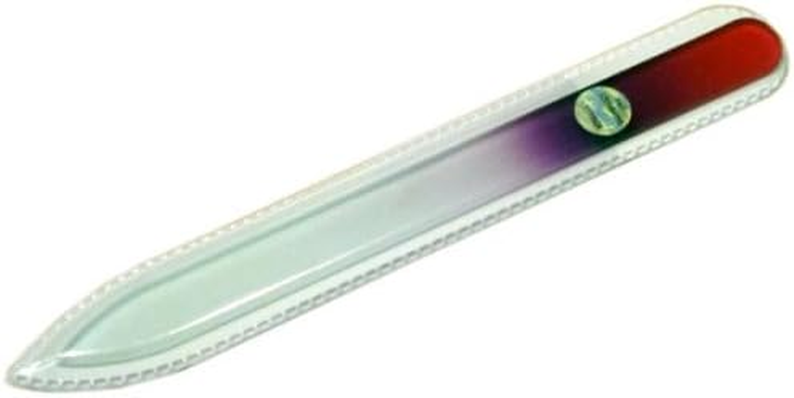 Brajek Glass Nail File 140Mm Single Sided (Purple Gradient #03) image number 2