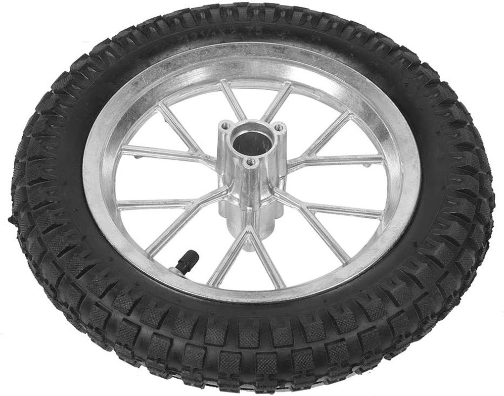 Pitbike Tyres, 12 Inches, Motorcycle Tyres, Powersports Wheel and Tyre Products, 12.5 X 2.75 Inch Motorcycle Front Wheel with Rim, Suitable for Coolster 49 Cc 2-Taini Dirt Bike image number 2