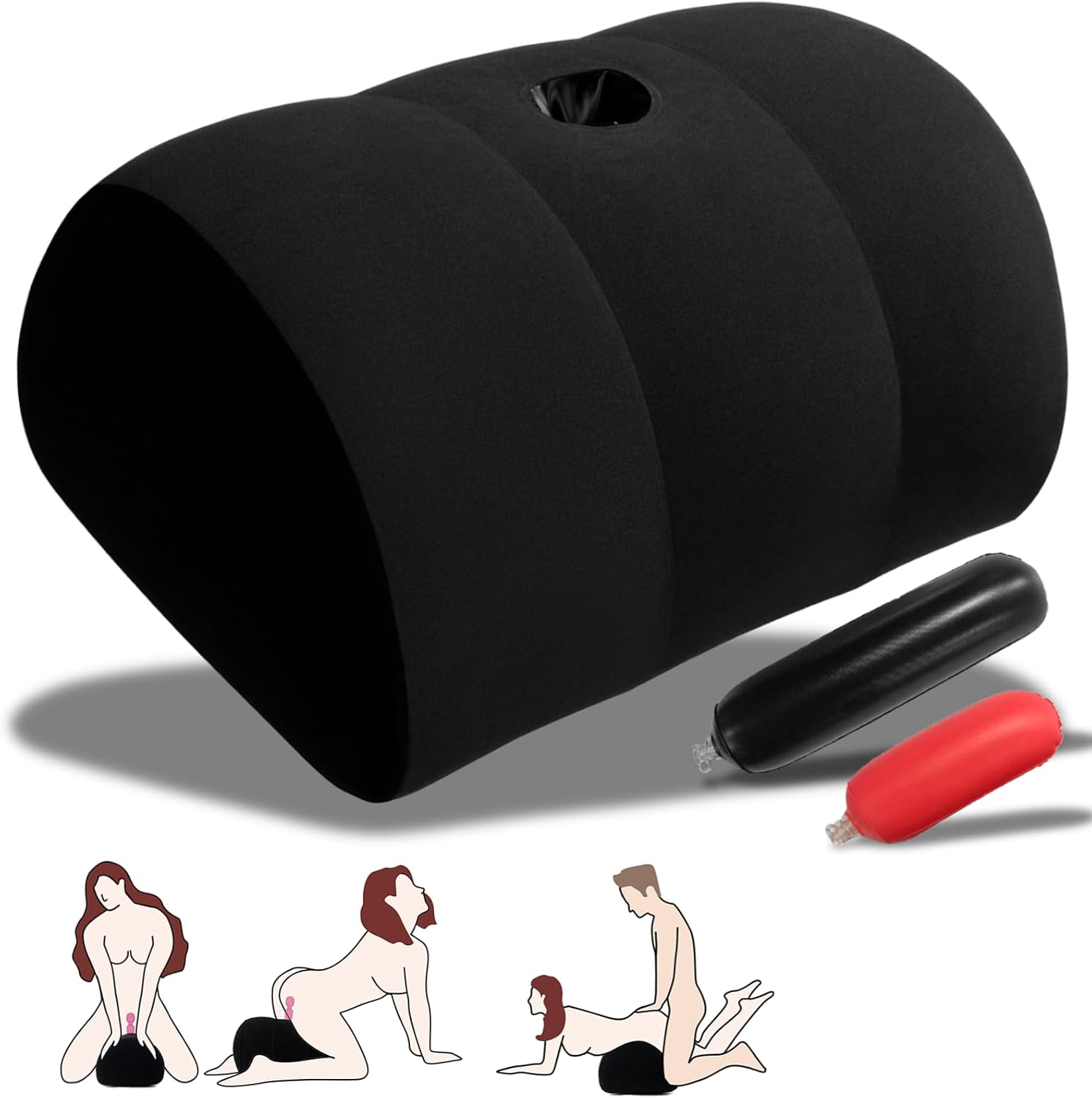 Tissi Dildo Mount Pillow Sex Position for Adults Toys Women Chair Toy Couples Black image number 5