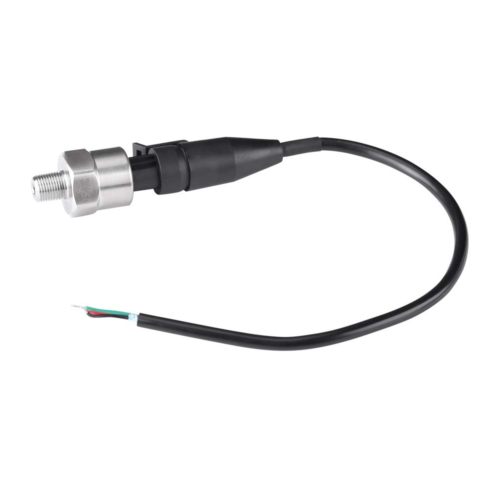 Pressure Transducer - 1/8 Inch NPT Thread Transducer Pressure Sensor - Pressure Sender Pressure Gauge for Oil, Fuel, Air, Water (30PSI)