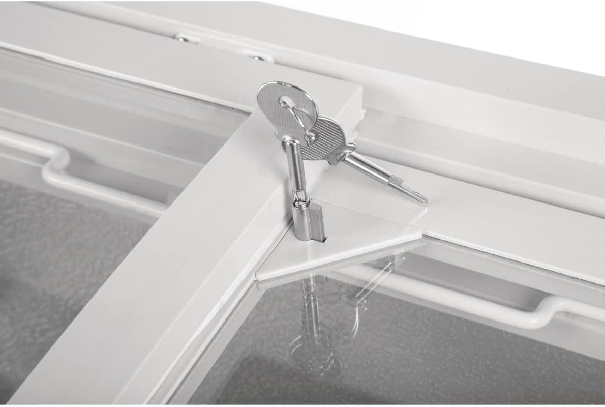 Polar G-Series Display Chest Freezer, 200 Liter Capacity, Silver image number 3