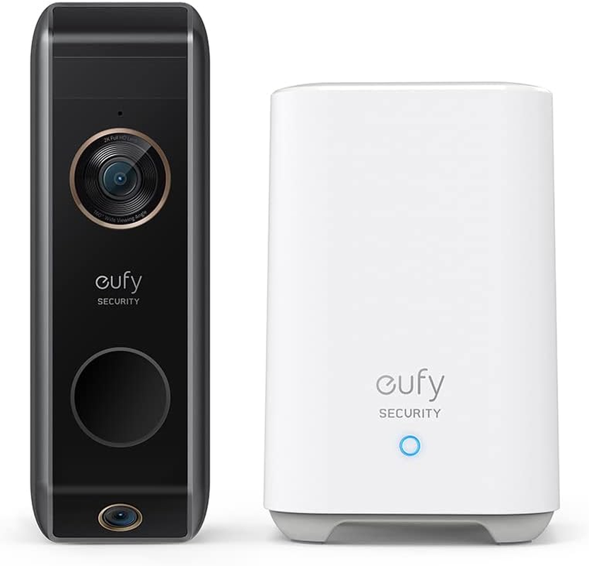 Eufy Security Video Doorbell Dual Camera, 2K HD, Wireless, Battery-Powered, Homebase, Dual Motion Detection, Smart Recognition, No Monthly Fee, 16GB Storage image number 2