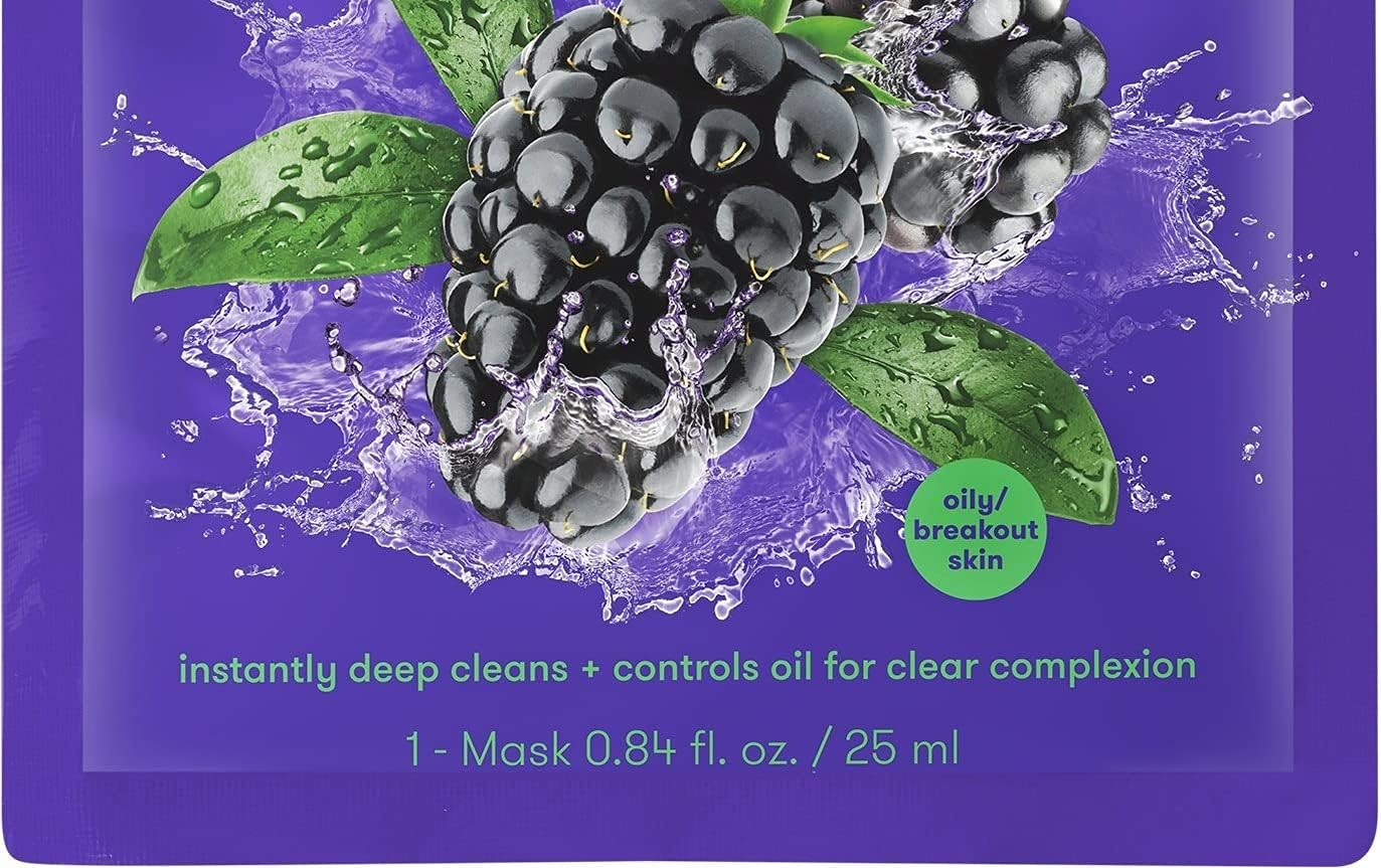 Freeman Feeling Beautiful Tea Tree & Blackberry Sheet Mask 25ML, 300 Gram image number 2