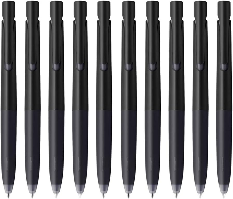 ZEBRA B-BA88-BK Permanent Ballpoint Pen Blen 0.7 Black Axis Black Ink, 10 Pens image number 3