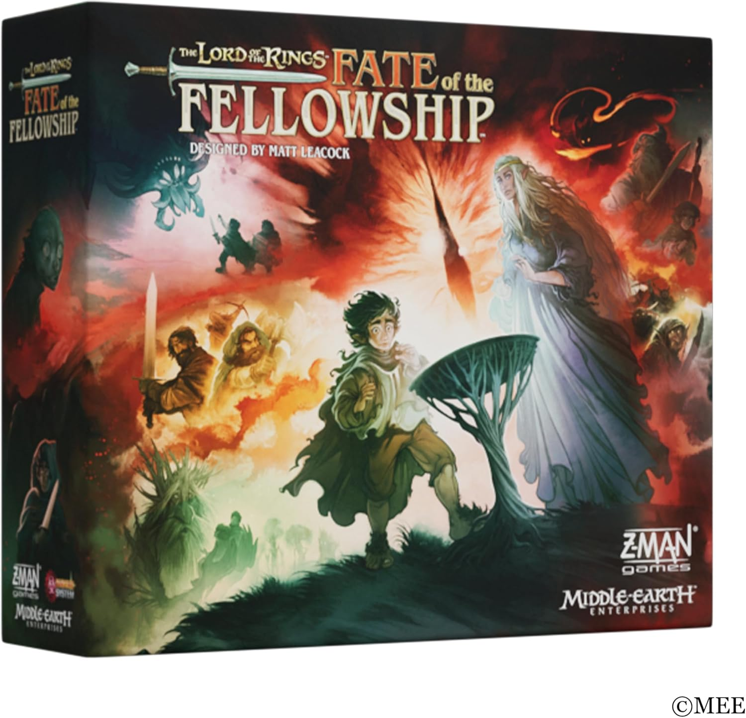 Asmodee | Z-Man | the Lord of the Rings Fate of the Fellowship - a Pandemic System Game | 1-5 Players, Ages 14+ image number 3
