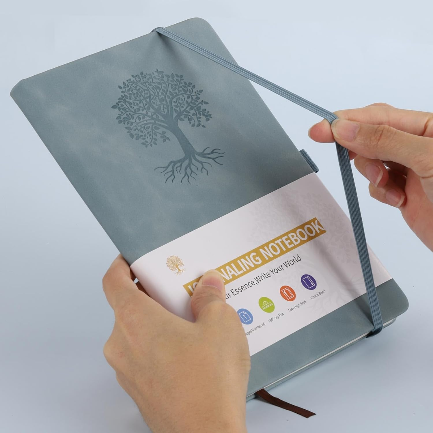 2 PCS A5 Lined Journal Notebook, Hardcover Blank Journal Notebook for Work Notes, Study, Journaling Writing, Office image number 4