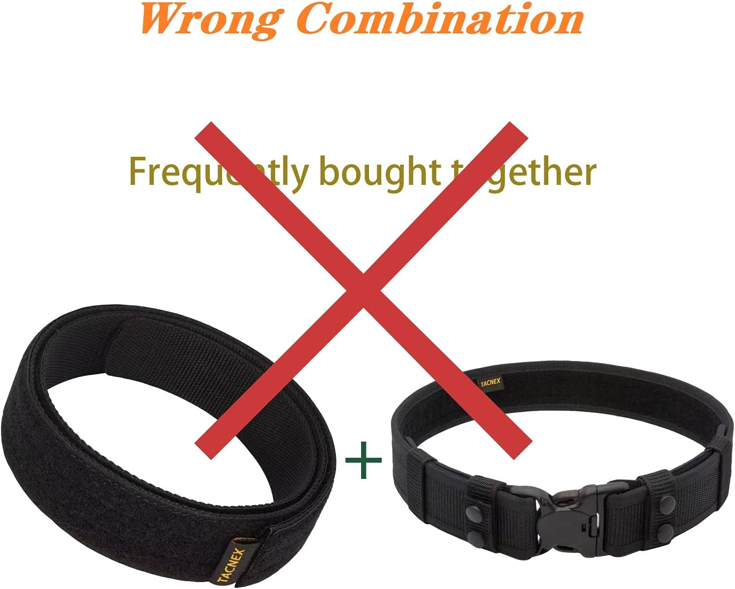 TACNEX Inner Belt for Duty Belt 1.5" Loop Liner Belt Tactical under Belt image number 6