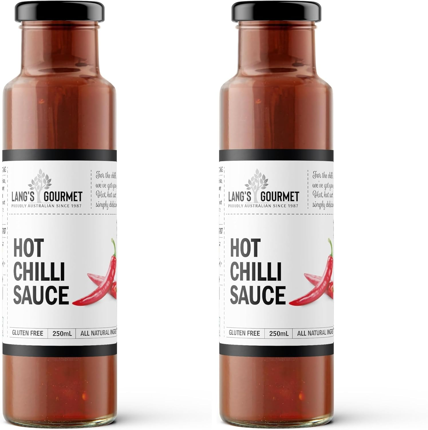 Langs Gourmet Hot Chilli Sauce 250 Ml image number 1