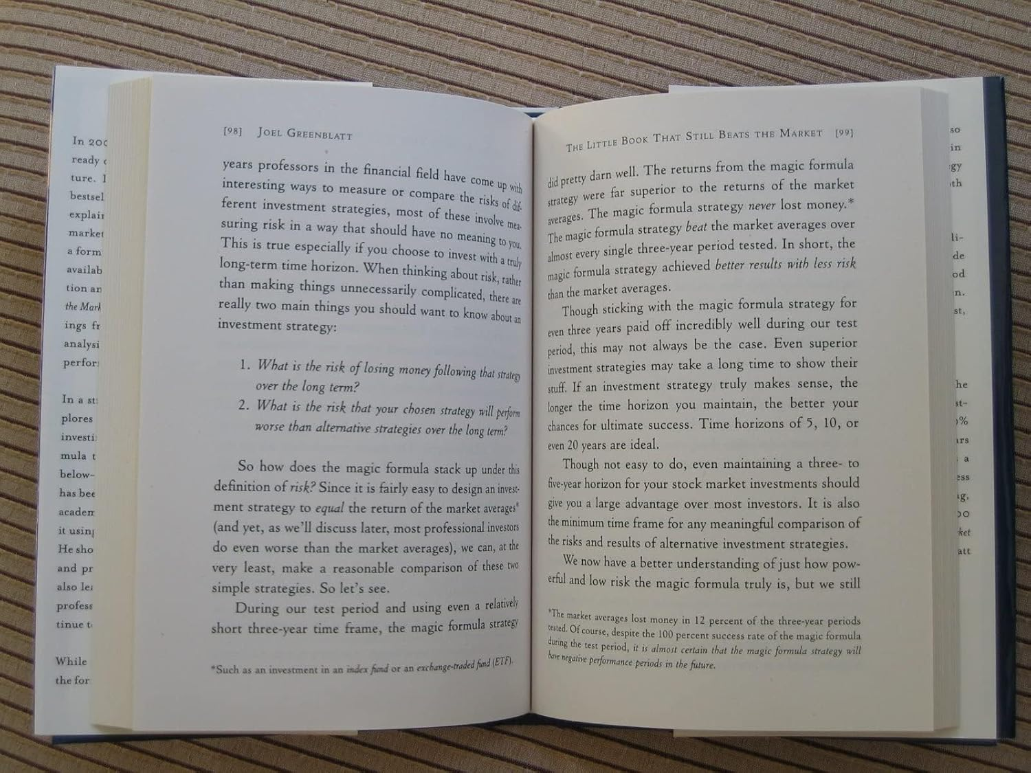 The Little Book That Still Beats the Market: 29