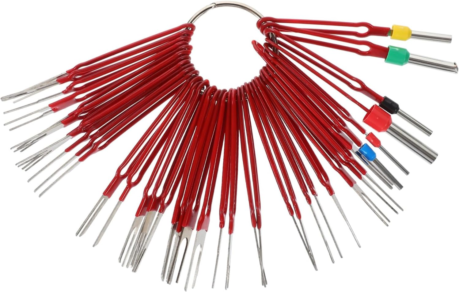 GETAJGHSD Terminal Pin Extractor Tool Kit 39Pcs Car Electrical Terminal Removal Tools 0.8-6.2Mm Ejector Set for Automotive Electrical System Repair image number 4