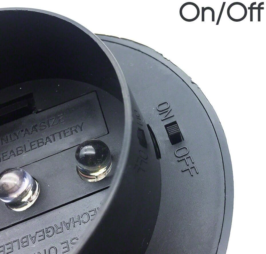 Leona Co 3Leds Solar Panel Black Solar Power Powered Outdoor Garden Light Gutter Fence LED Wall Bracket (2) image number 3