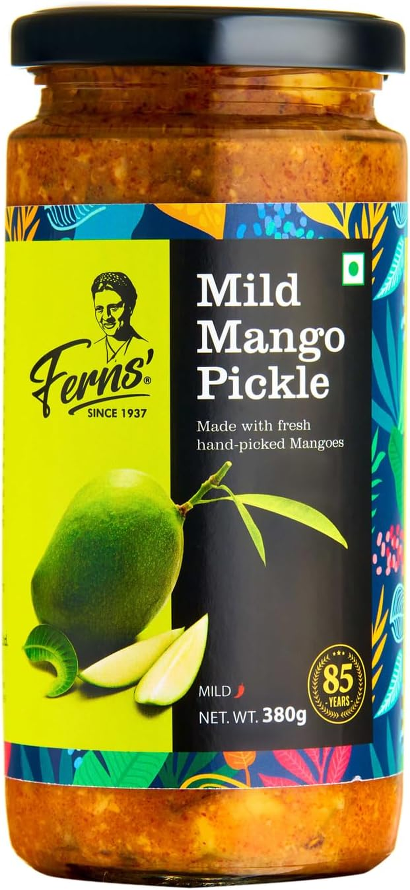 Ferns' Mild Mango Pickle, 380G