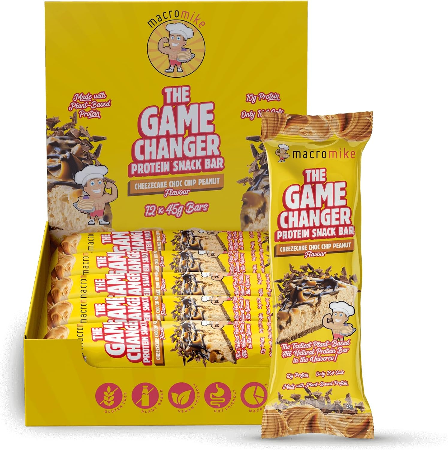Macro Mike Game Changer Protein Bar 45 G (Box of 12)