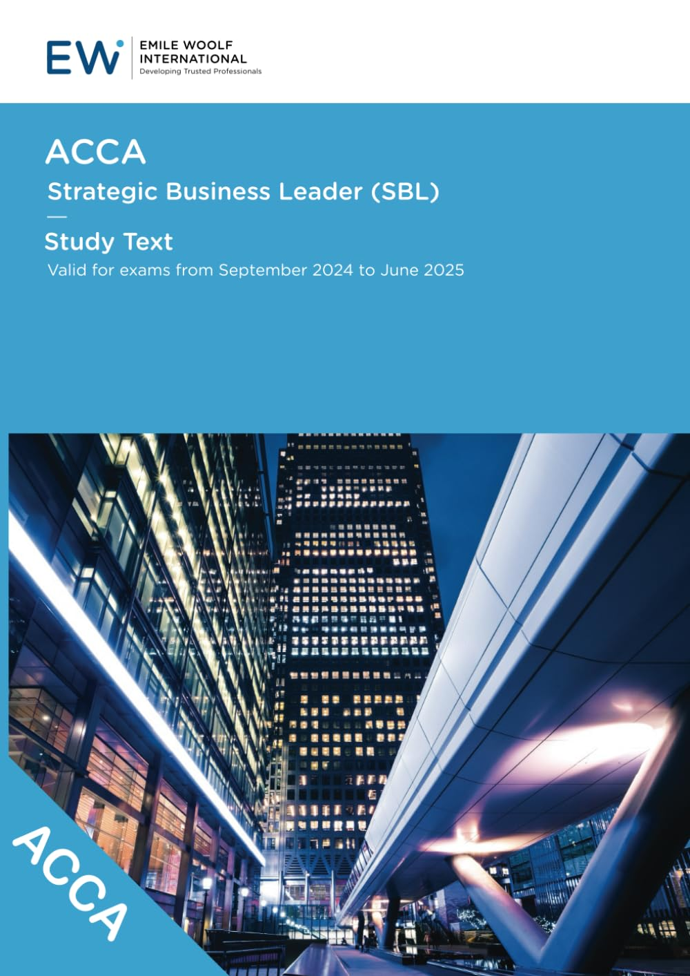 ACCA Strategic Business Leader (SBL) Study Text - 2024-25
