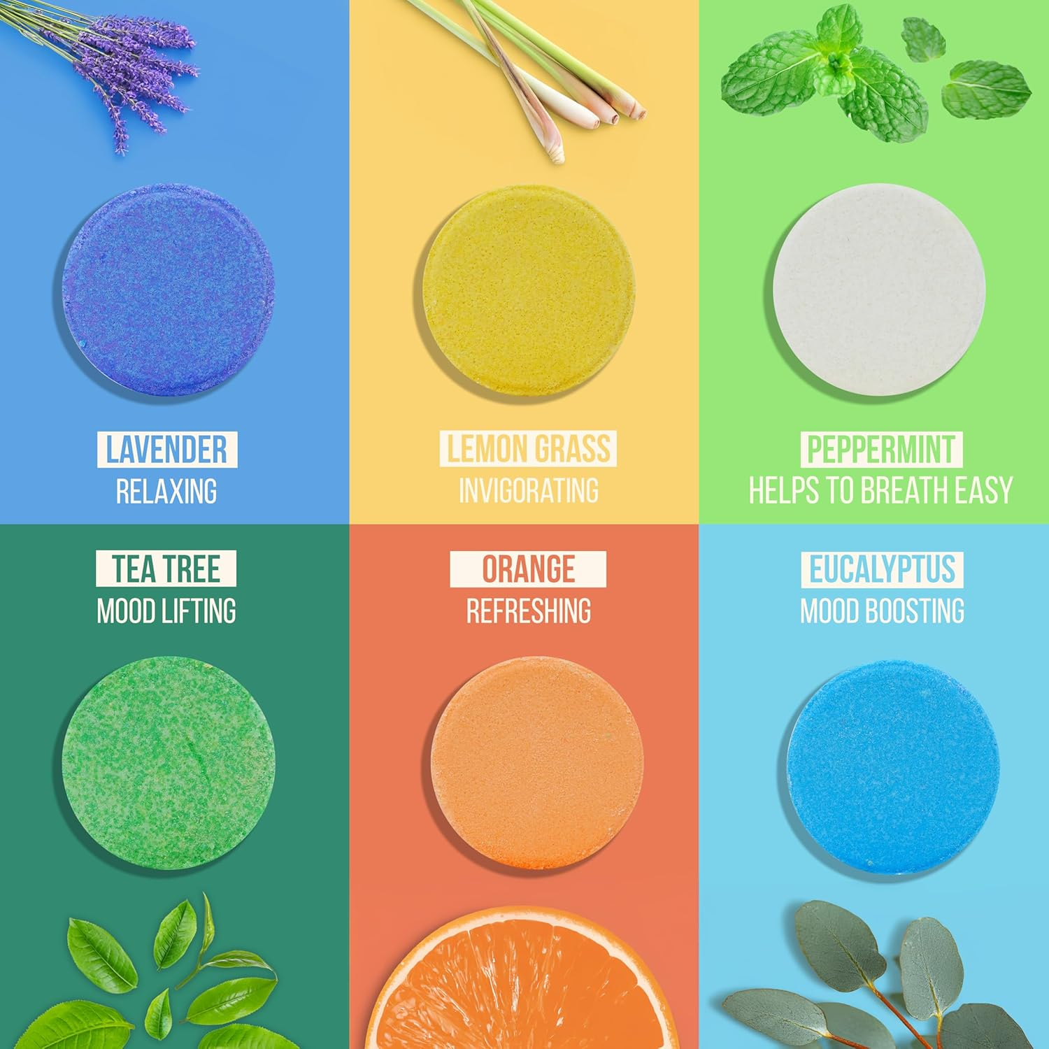 Anovina XL Made in USA Shower Steamers &ndash; Aromatherapy Variety Gift Box with Pure Essential Oils &ndash; Shower Bombs, Self-Care Gifts for Women & Men &ndash; Mothers Day Gift Idea. image number 5