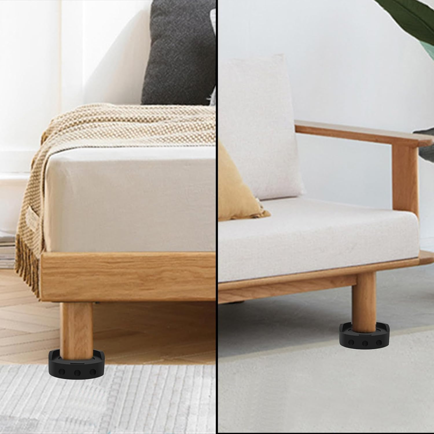 Anti Vibration Pads for Washing Machine Anti-Walk Washer and Dryer Mat Set Ideal for Vibration Reduction and Shock Absorber Appliance Noise Dampening Rubber Isolation Feet Fit Washing (4) image number 2