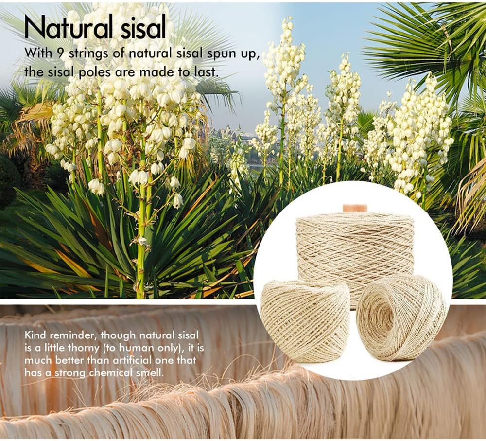 BEASTIE Cat Tree Scratching Post Scratcher Tower Condo House Furniture Wood 120 Cm High Grey Colour image number 2