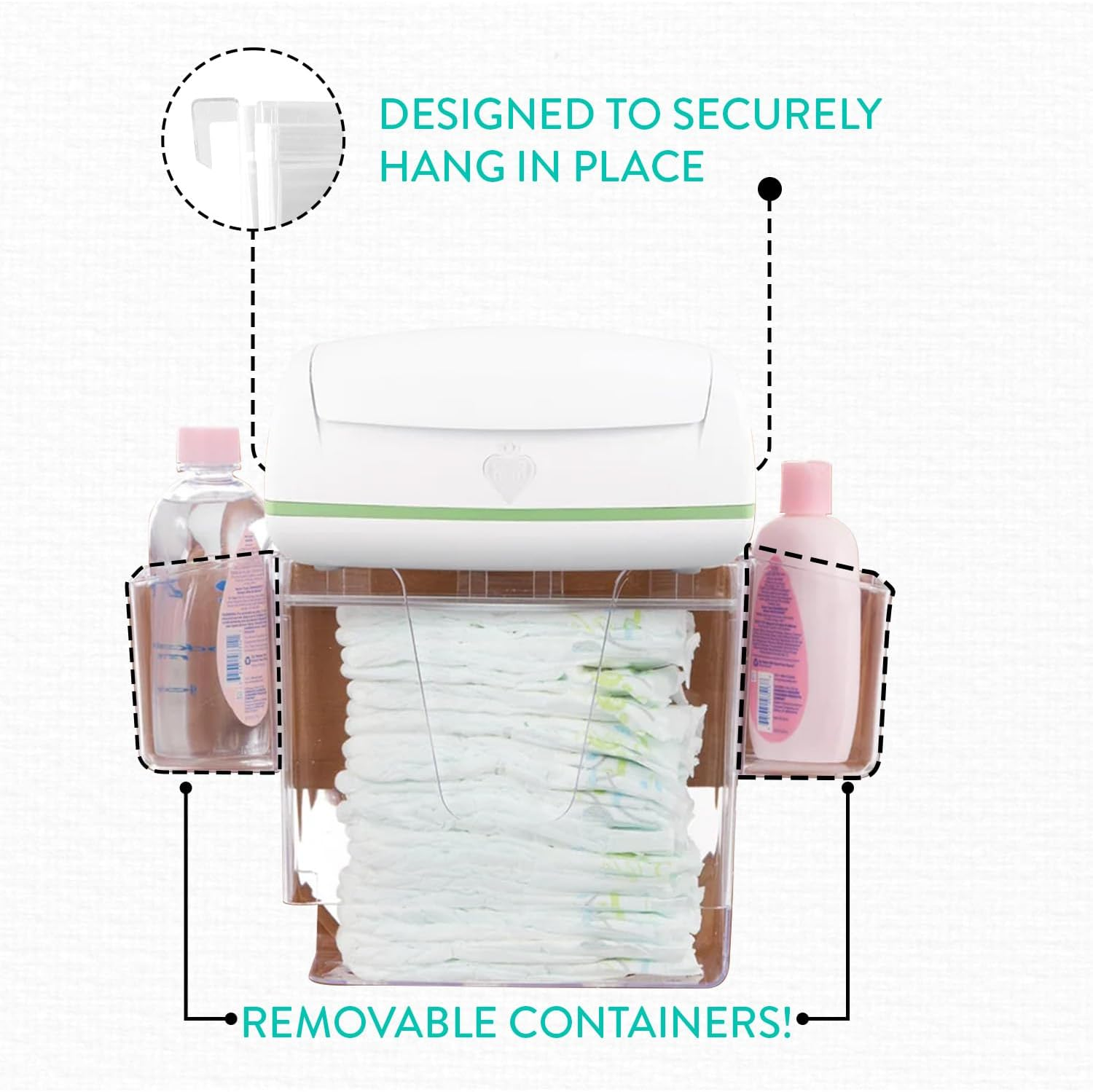 Prince Lionheart Nappy Depot Clear image number 3