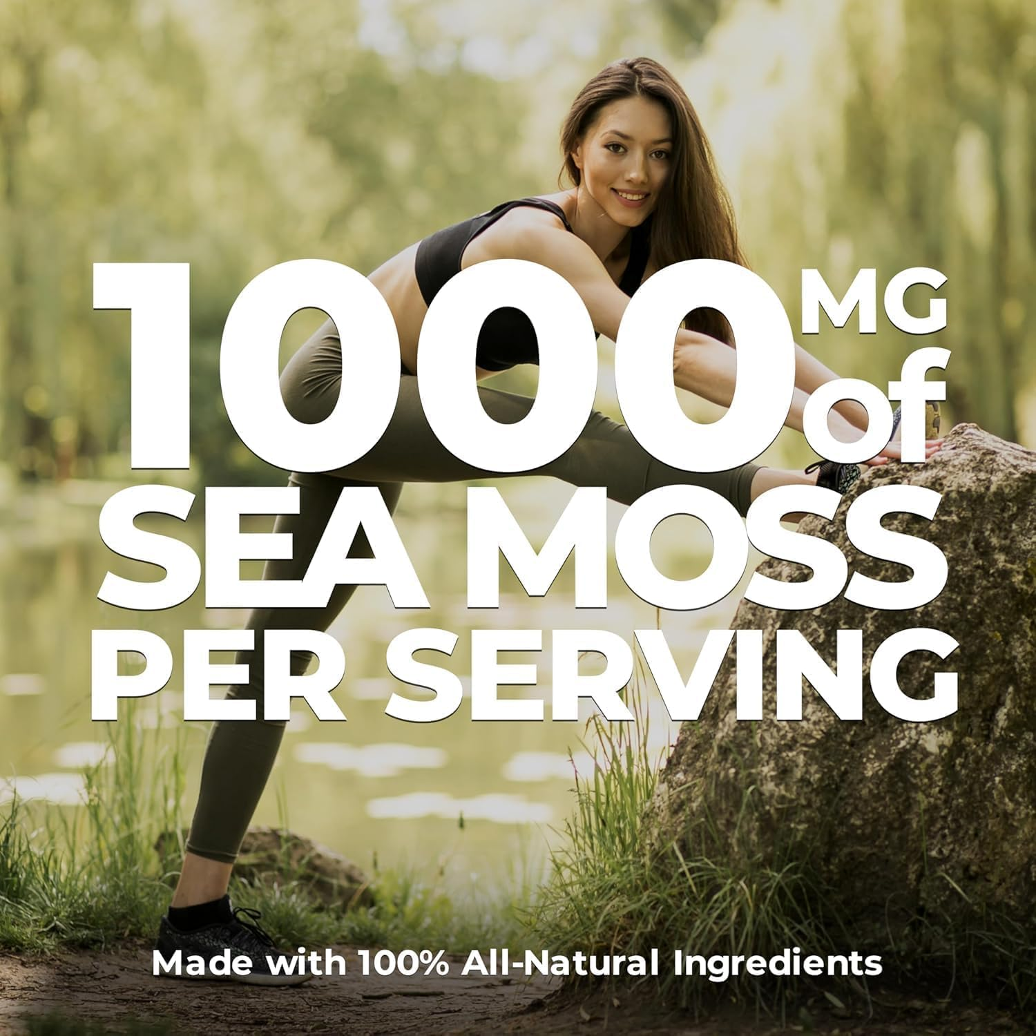 Nutrawave Irish Sea Moss Capsules (2 Capsules per Serving). 90 Capsules image number 4