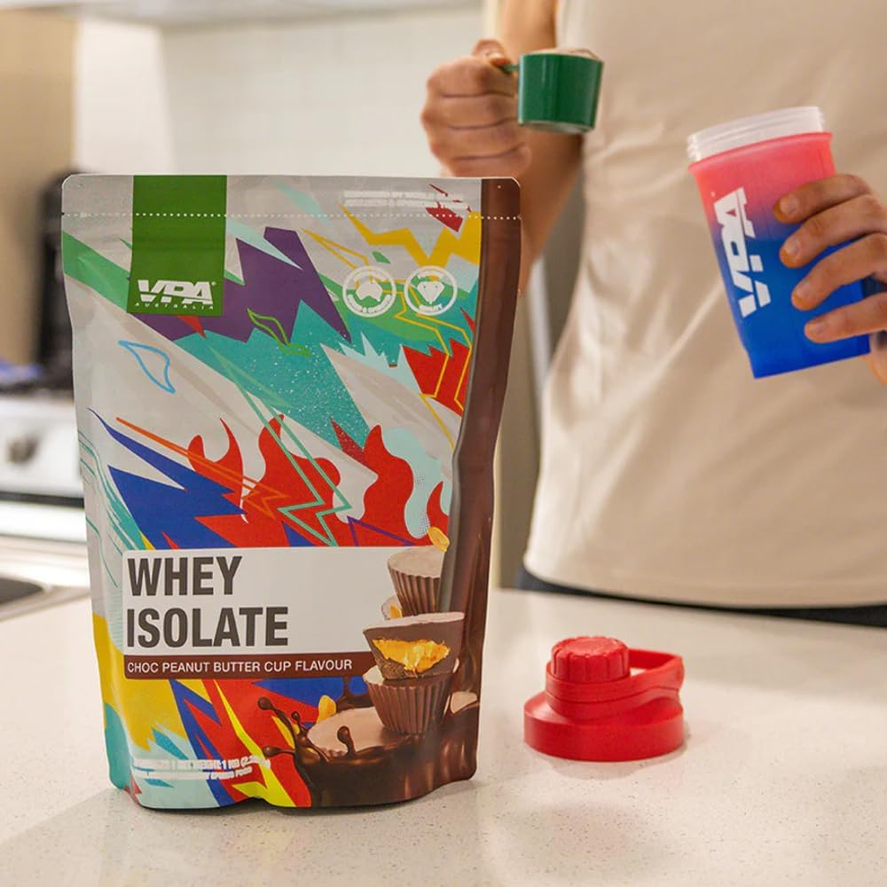 VPA&reg; Australia Premium Whey Protein Isolate 100% WPI, Strawberry, 1Kg image number 2